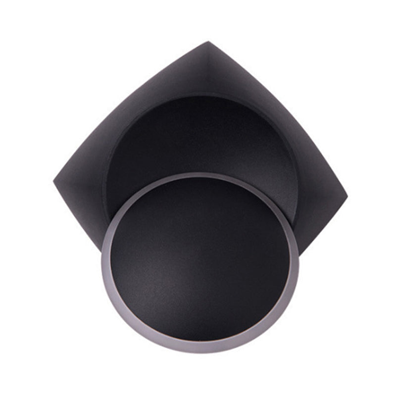 Geometric Shape Metal Wall Light Modern Style 1 Light Wall Light Sconce