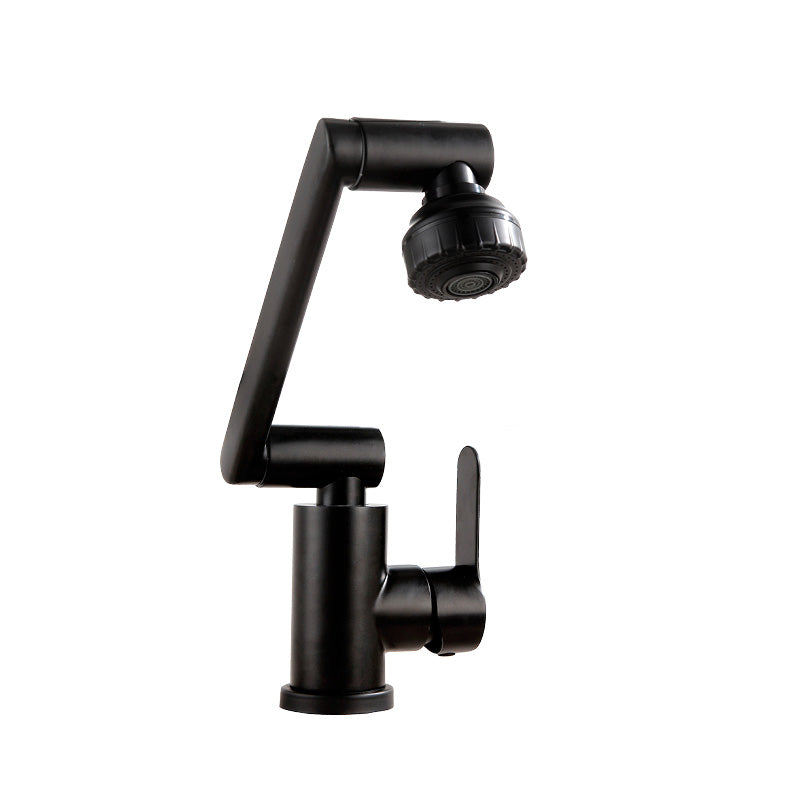 Contemporary Centerset Faucet Lever Handles Low Arc Stainless Steel Faucet