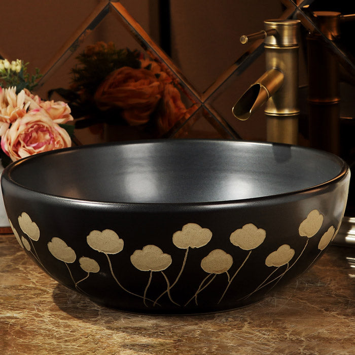 Porcelain Trough Bathroom Sink Traditional Trough Bathroom Sink