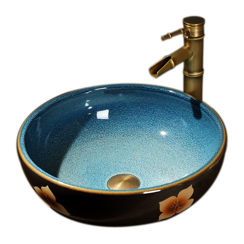 Porcelain Trough Bathroom Sink Traditional Trough Bathroom Sink