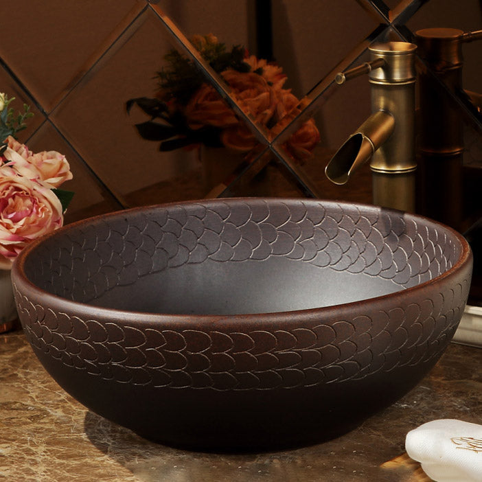 Porcelain Trough Bathroom Sink Traditional Trough Bathroom Sink
