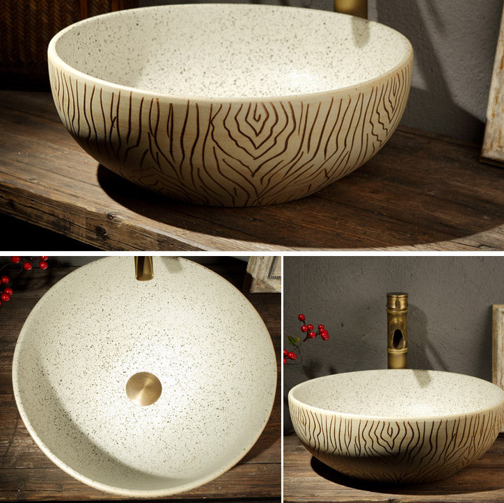 Porcelain Trough Bathroom Sink Traditional Trough Bathroom Sink
