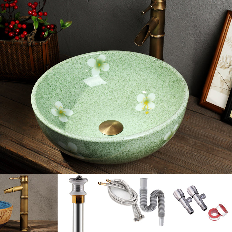 Porcelain Trough Bathroom Sink Traditional Trough Bathroom Sink
