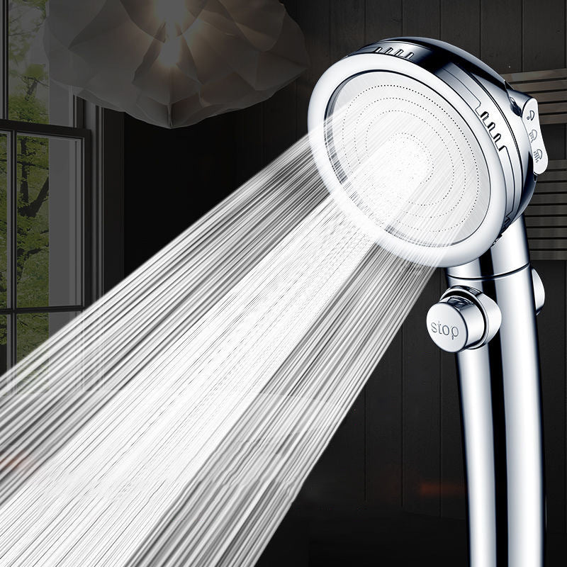 Contemporary 3 Settings Shower Head Combo Round Shower Combo