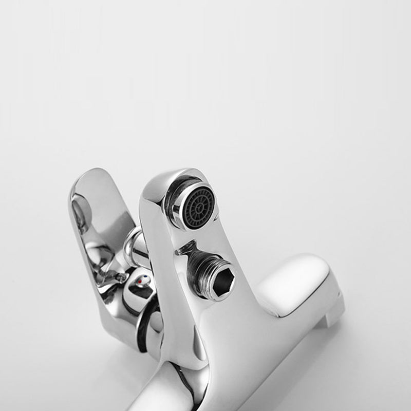 Bathroom Tub Spout Wall Mounted Hand Shower Fixed Bathtub Faucet