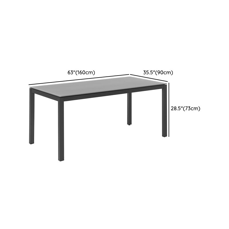 Boho Style 1/2/7 Pieces Dining Set Metal Dining Table Set for Outdoor