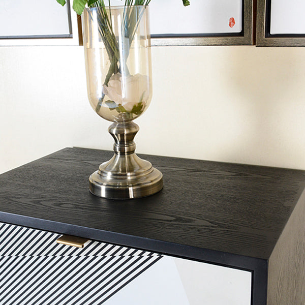 15.6-inch W Solid Wood Storage Chest Classic Glam Dresser with 3/5/6 Drawers