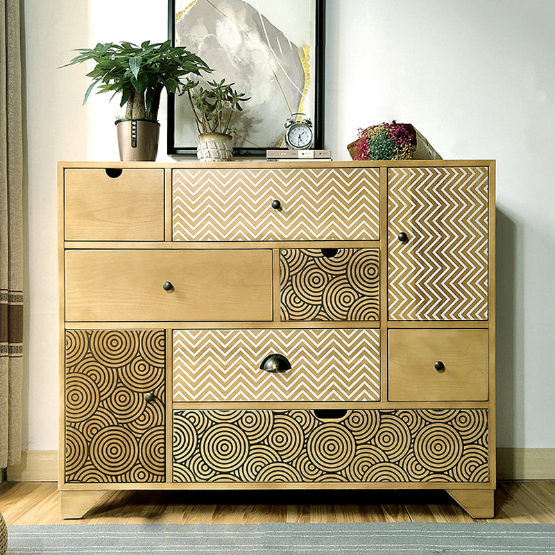 15.6-inch W Solid Wood Storage Chest Glam Storage Chest Dresser