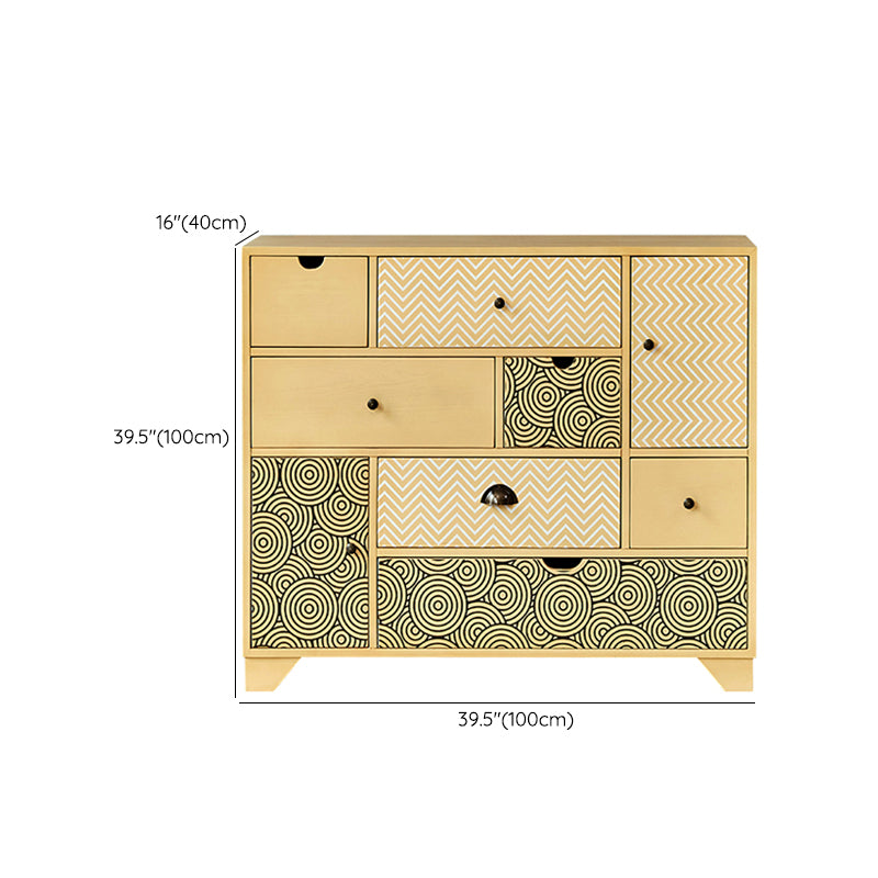 15.6-inch W Solid Wood Storage Chest Glam Storage Chest Dresser