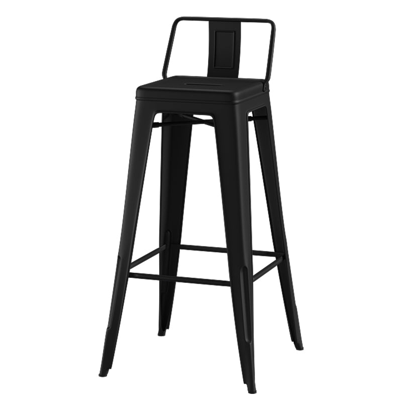 Industrial Style Metal Bar Stool Backrest Counter Stool for Restaurant and Bristol
