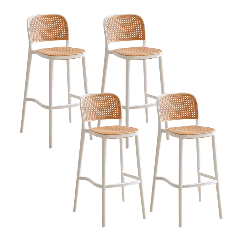 Industrial Style Plastic Bar Stool Backrest Counter Stool for Restaurant and Bristol