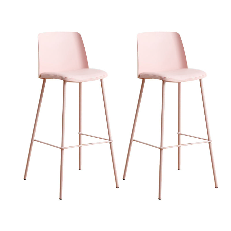 Modern Style Metal Bar Stool Plastic Backrest Counter Stool for Bristol