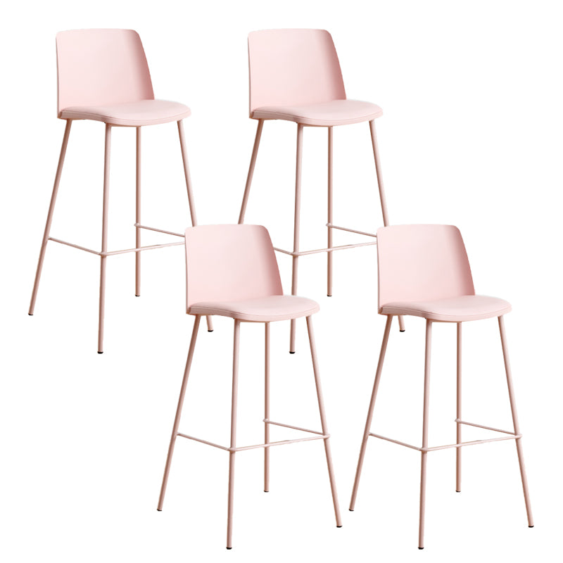 Modern Style Metal Bar Stool Plastic Backrest Counter Stool for Bristol