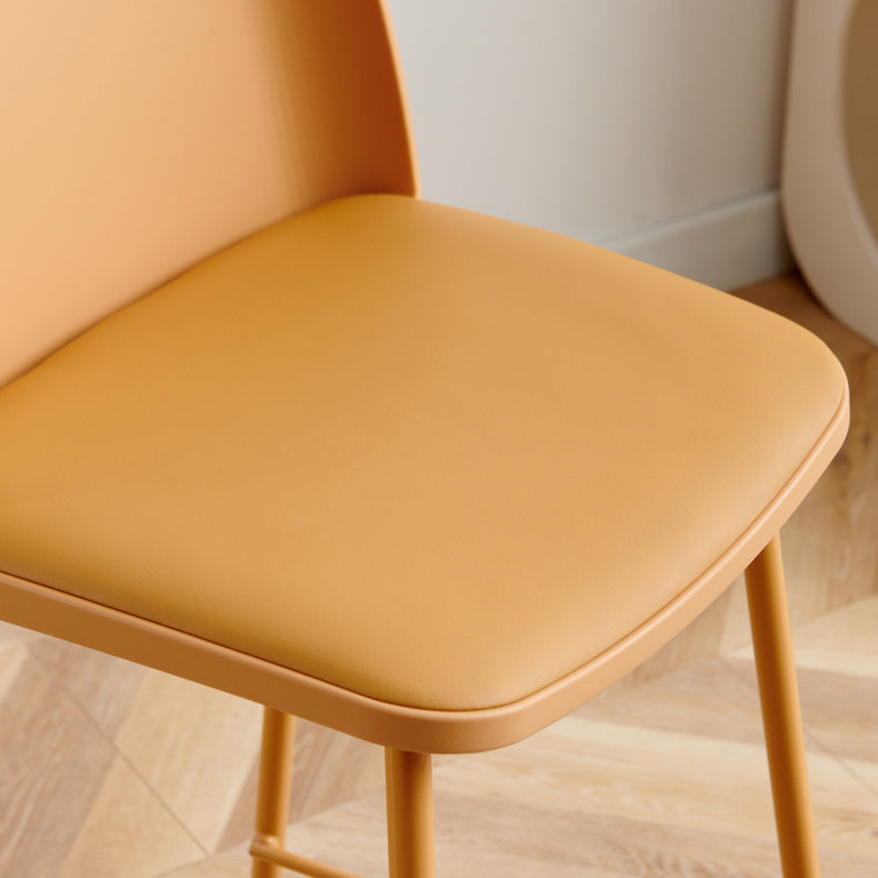 Modern Style Metal Bar Stool Plastic Backrest Counter Stool for Bristol
