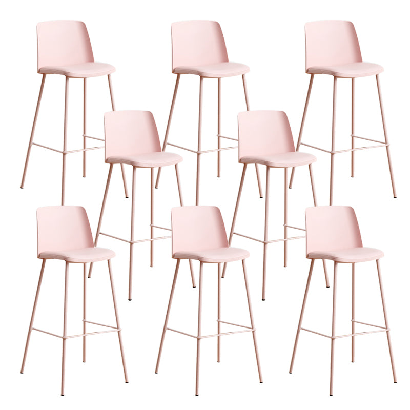 Modern Style Metal Bar Stool Plastic Backrest Counter Stool for Bristol