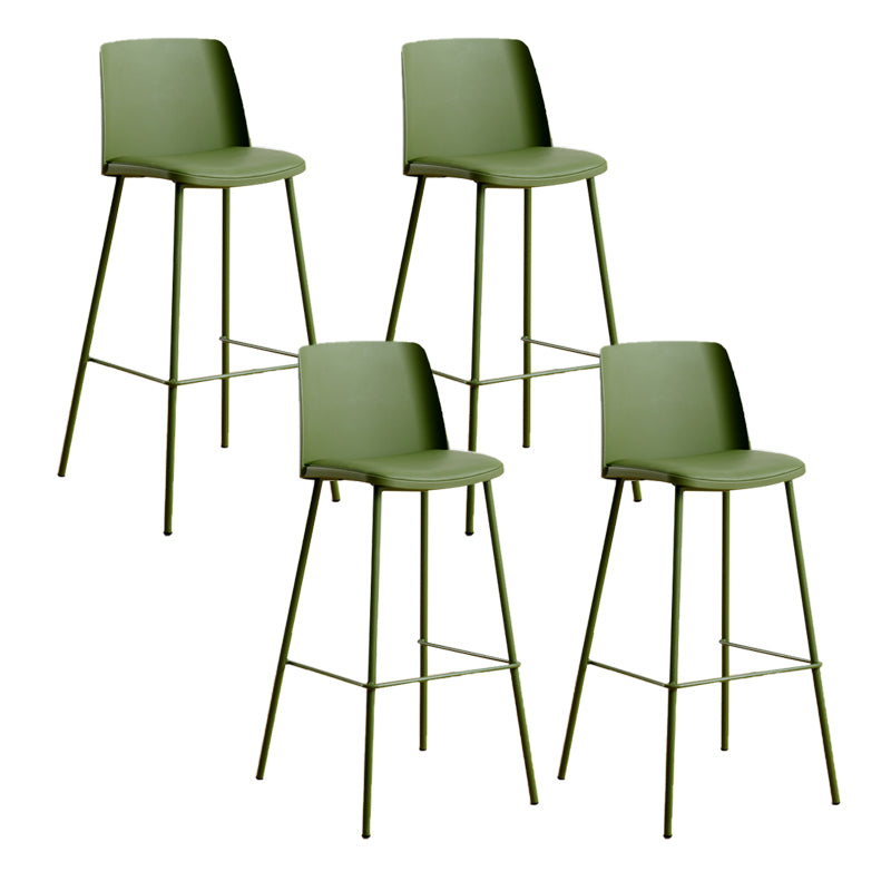 Modern Style Metal Bar Stool Plastic Backrest Counter Stool for Bristol