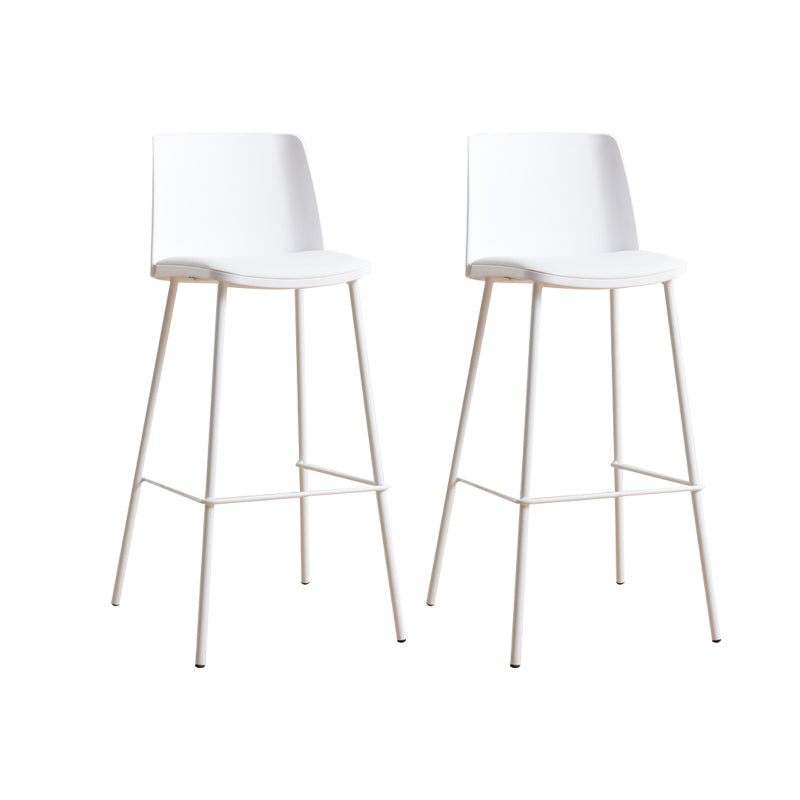 Modern Style Metal Bar Stool Plastic Backrest Counter Stool for Bristol