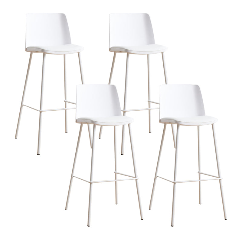Modern Style Metal Bar Stool Plastic Backrest Counter Stool for Bristol