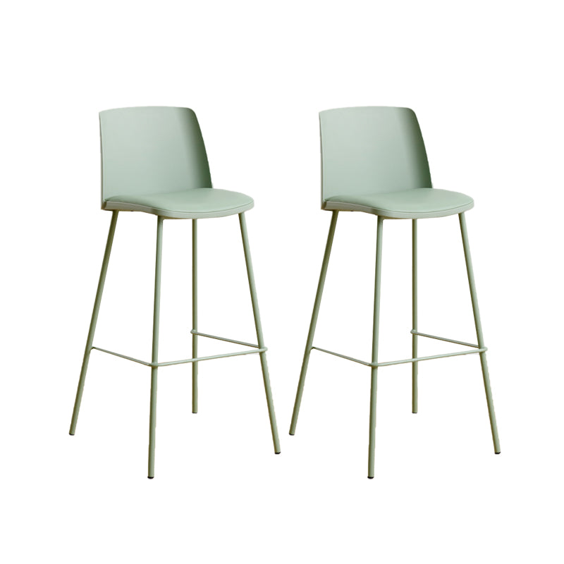 Modern Style Metal Bar Stool Plastic Backrest Counter Stool for Bristol