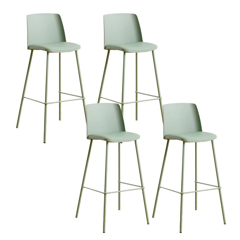 Modern Style Metal Bar Stool Plastic Backrest Counter Stool for Bristol