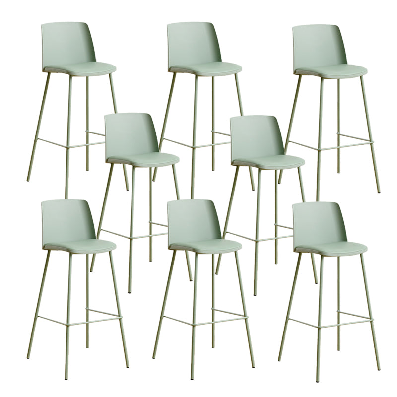Modern Style Metal Bar Stool Plastic Backrest Counter Stool for Bristol
