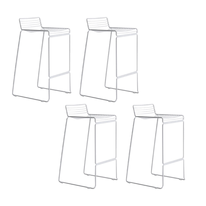 Industrial Steel Bar Height Stool Armless Bar Stool for Living Room