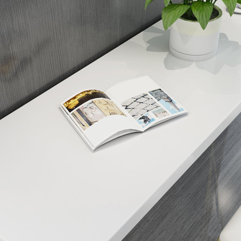 Modern Bar Height Table Solid Wood Top Bistro Table for Home Use