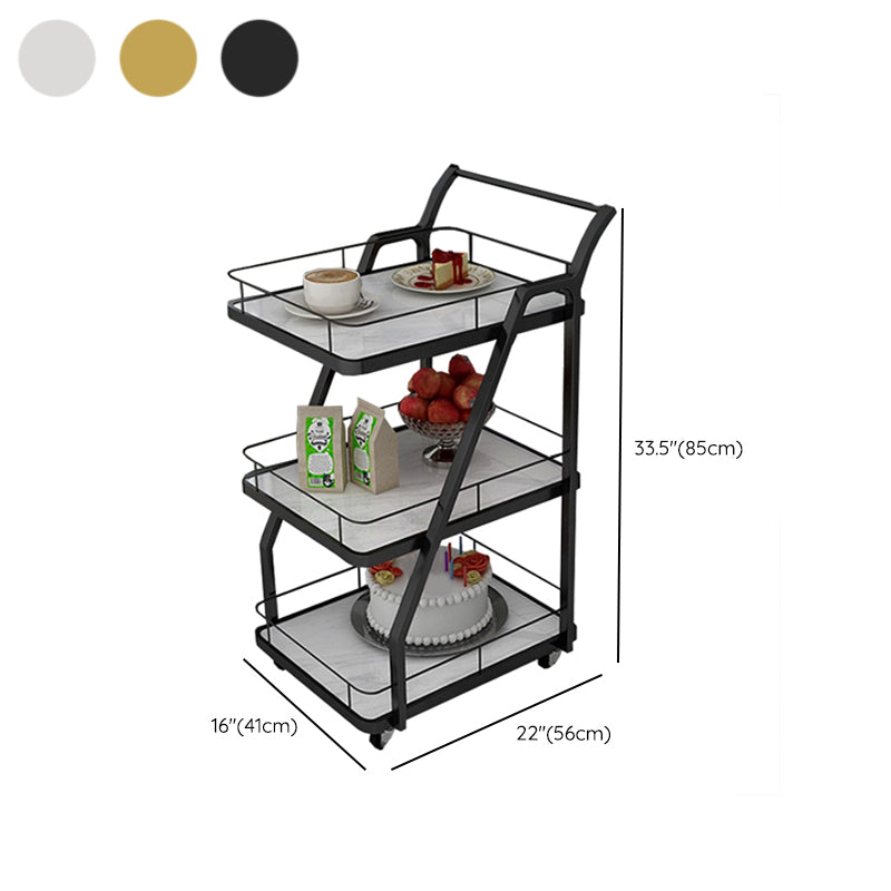 Manufactured Wooden Prep Table Dining Room Rolling Prep Table