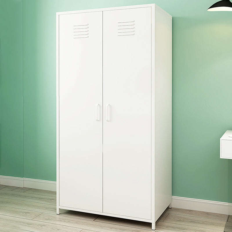 66.5"H Contemporary Wardrobe Armoire with Adjustable Shelves Hinged Wardrobe Closet