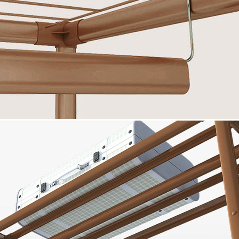 Metal Wardrobe Armoire with Legs Modern Wardrobe Closet with Shelves