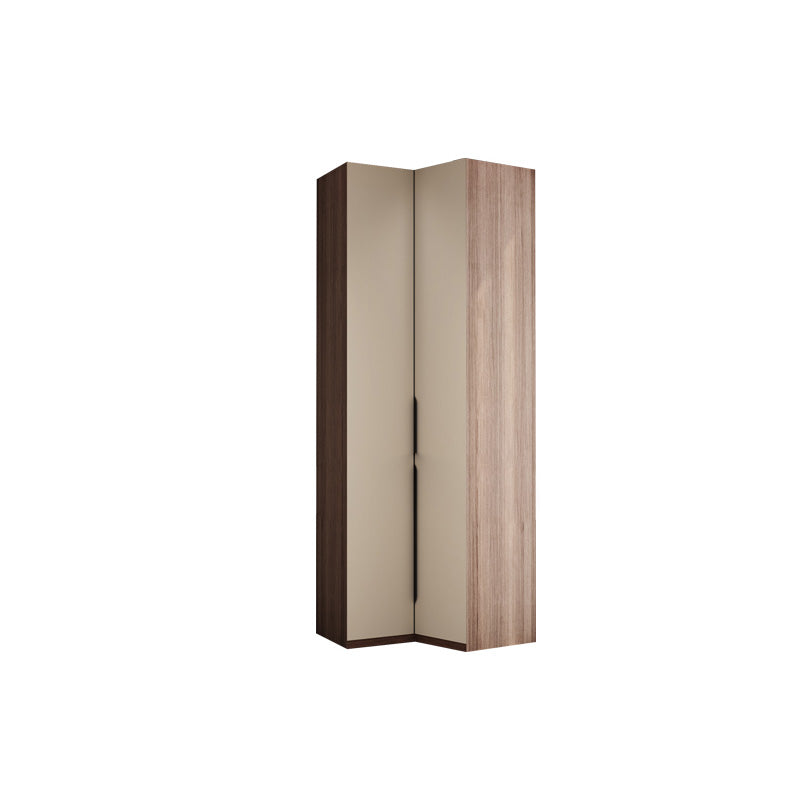 Hinged Wardrobe Cabinet Engineered Wood Wardrobe Armoire for Home