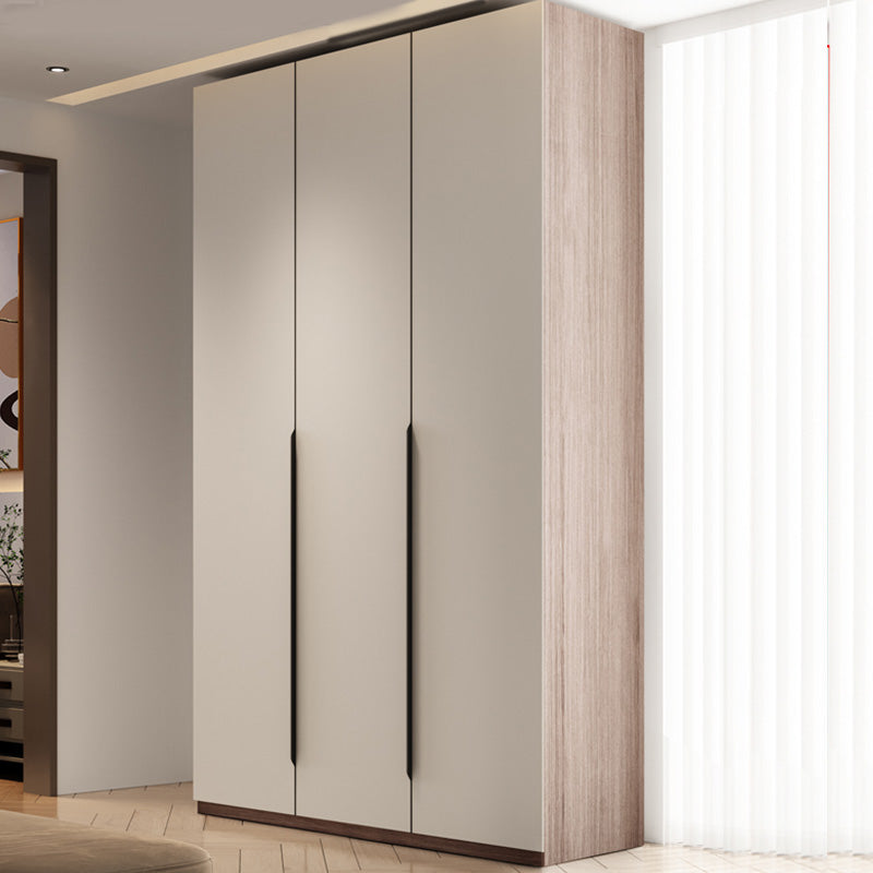 Hinged Wardrobe Cabinet Engineered Wood Wardrobe Armoire for Home