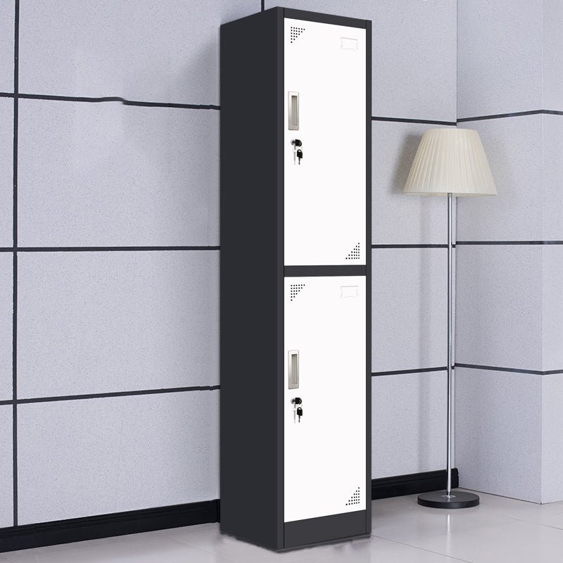 15"L Steel Wardrobe Armoire Modern Hinged Wardrobe Cabinet for Home