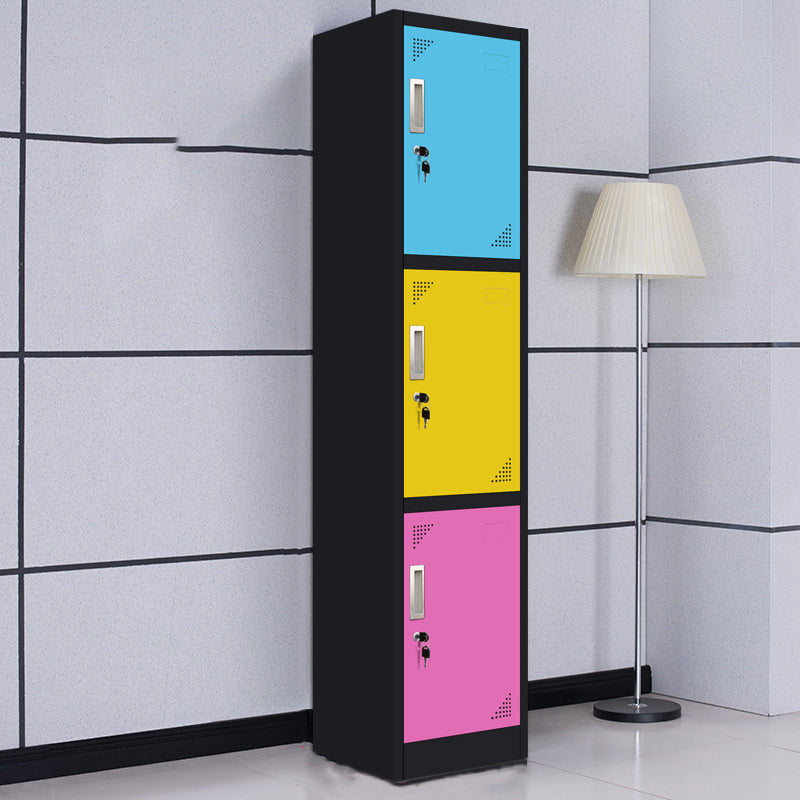 15"L Steel Wardrobe Armoire Modern Hinged Wardrobe Cabinet for Home