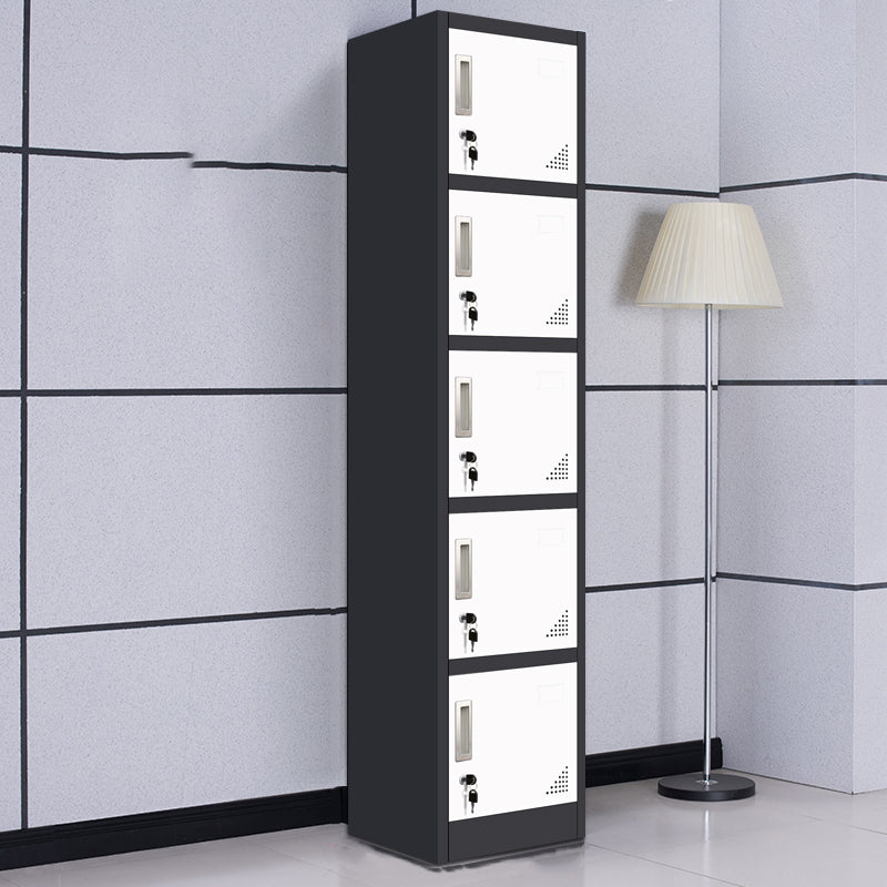 15"L Steel Wardrobe Armoire Modern Hinged Wardrobe Cabinet for Home