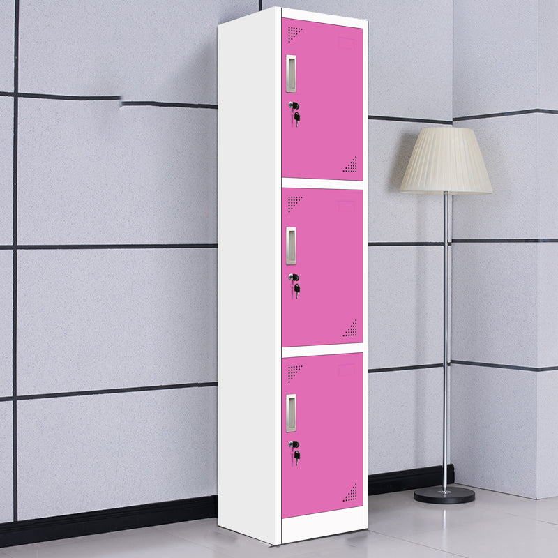 15"L Steel Wardrobe Armoire Modern Hinged Wardrobe Cabinet for Home