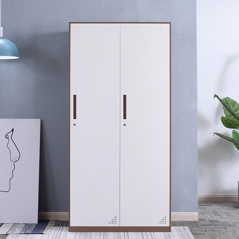 35.4"L Contemporary Wardrobe Closet Metal Home Wardrobe Armoire