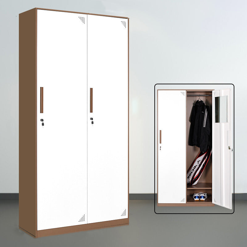 35.4"L Contemporary Wardrobe Closet Metal Home Wardrobe Armoire