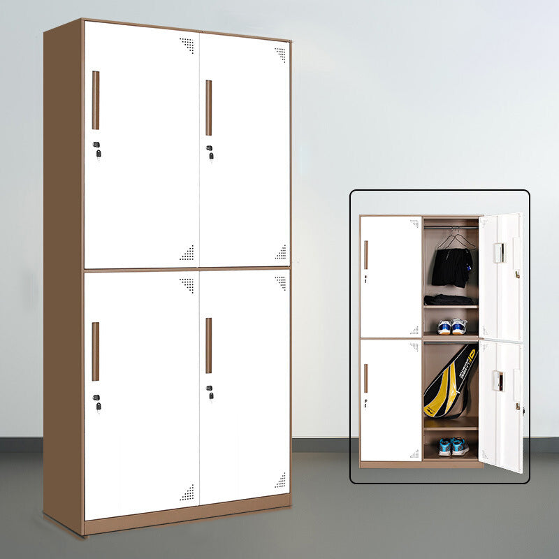 35.4"L Contemporary Wardrobe Closet Metal Home Wardrobe Armoire