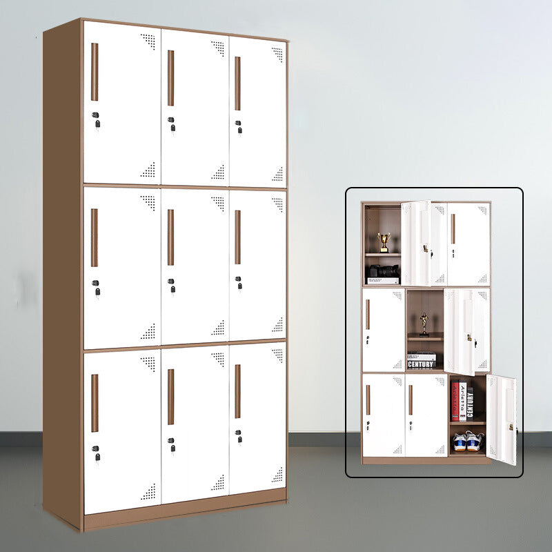 35.4"L Contemporary Wardrobe Closet Metal Home Wardrobe Armoire