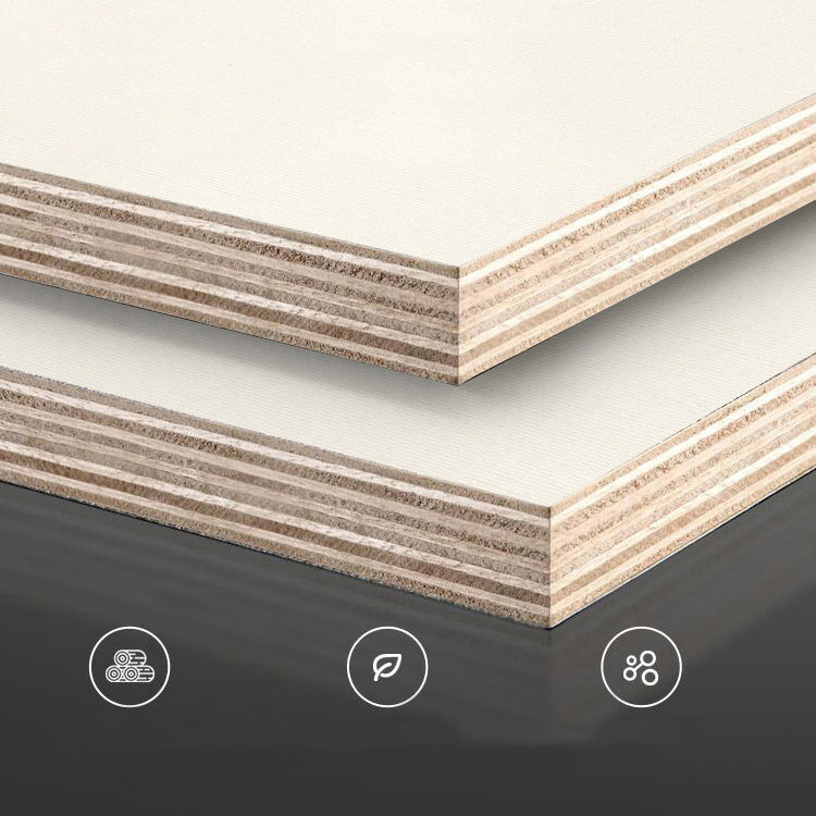 White Colour Wooden Wardrobe Cloth Rod Included Wardrobe Closet for Home