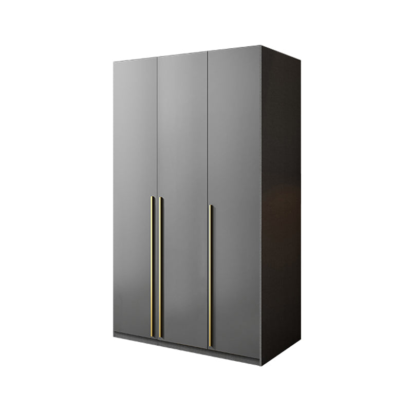 Black Colour Wooden Wardrobe Soft Close Drawer Wardrobe Closet for Home