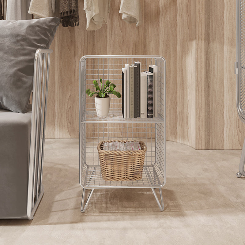 Industrial Antique Finish Shelf Bookcase Metal Etagere Bookshelf