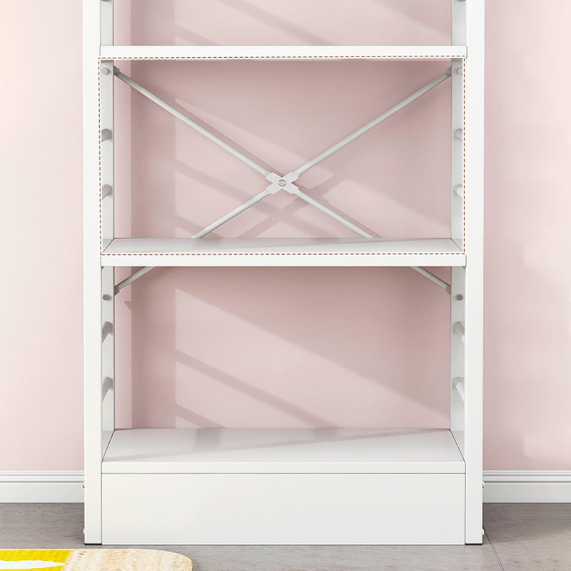 Standard 3 Shelves Bookcase Engineered Wood Contemporary Bookshelf