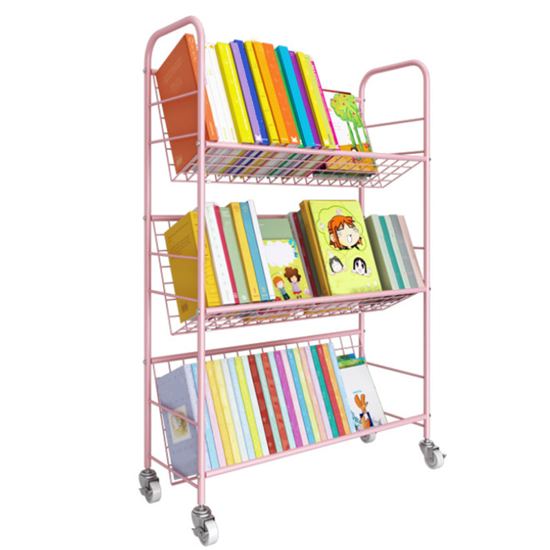 Shelves Included Standard Bookshelf Metal Contemporary Bookcase