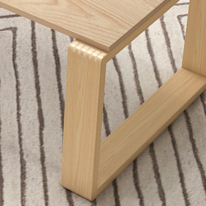 Rectangular Coffee Table Sled Artificial Wood Coffee or End Table Modern