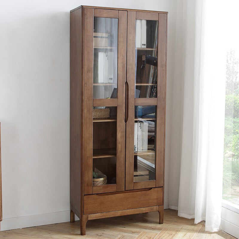 76.77" Tall Wood 1 - Drawer Accent Chest 2 Door Accent Cabinet