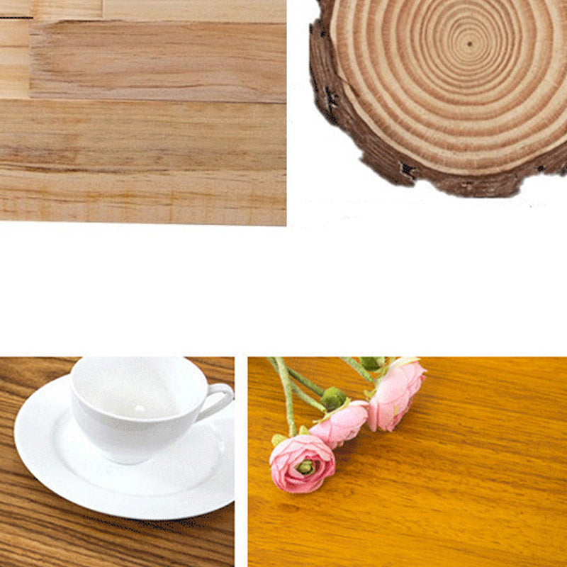 Scandinavian 1 Single Coffee Table Solid Wood Rectangular Cocktail Table