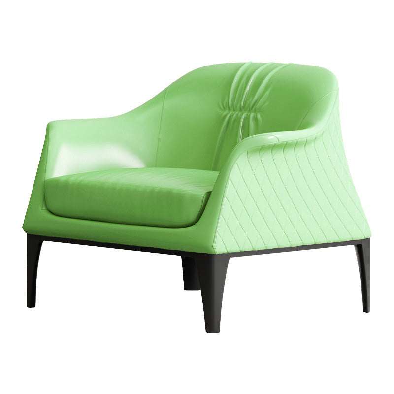 Living Room Mid-century Modern Accent Armchair Solid Color Arm Chair
