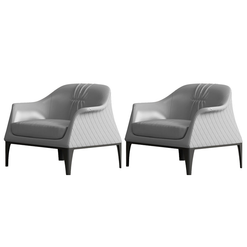 Living Room Mid-century Modern Accent Armchair Solid Color Arm Chair